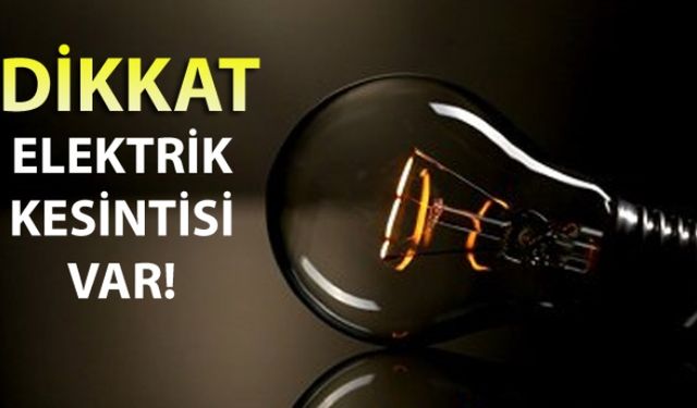 14 Kasım gününe kadar Siirt'e birçok noktada elektrik kesintileri yaşanacak