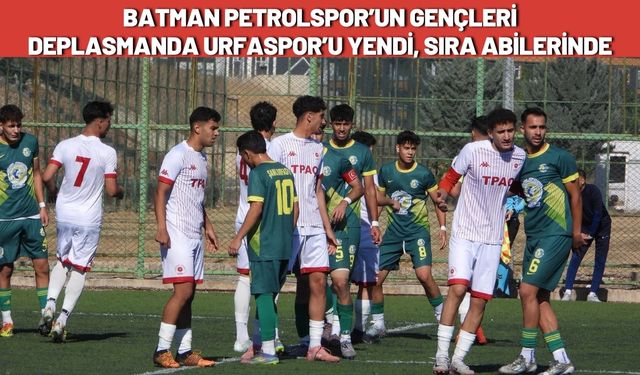 Batman Petrolspor’un Gençleri Deplasmanda Urfaspor’u Yendi, Sıra Abilerinde