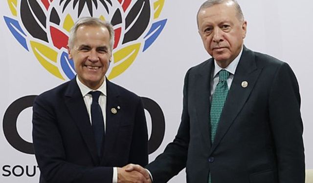 Cumhurbaşkanı Erdoğan, Kanada Başbakanı Carney ile görüştü