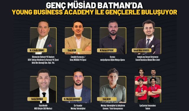 Genç MÜSİAD Batman’da Young Business Academy İle Gençlerle Buluşuyor