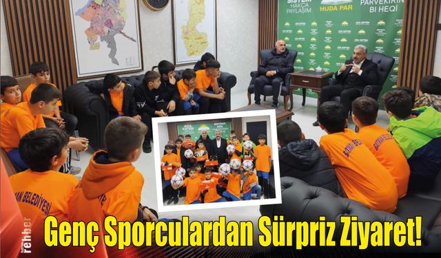 Genç Sporculardan Sürpriz Ziyaret! HÜDA PAR Batman, Minik Kramponları Sevindirdi