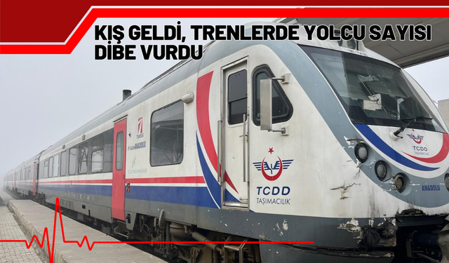Kış Geldi, Trenlerde Yolcu Sayısı Dibe Vurdu