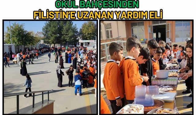 Okul Bahçesinden Filistin’e Uzanan Yardım Eli