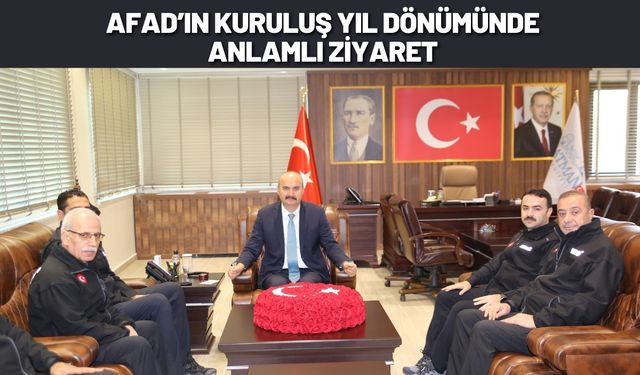 AFAD’ın Kuruluş Yıl Dönümünde Anlamlı Ziyaret