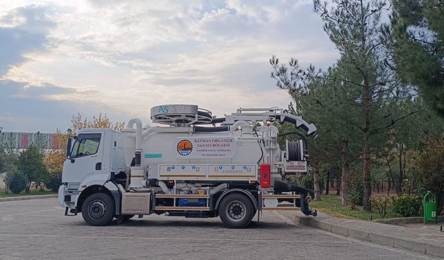 Batman OSB’ye Yeni Kanal Temizleme ve Vidanjör Aracı