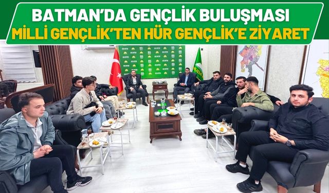 Batman’da Gençlik Buluşması: Milli Gençlik’ten Hür Gençlik’e Ziyaret