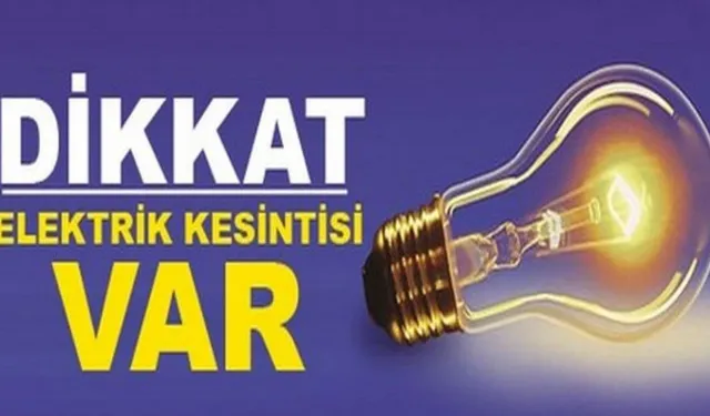 Antalya'da planlı geniş kapsamlı elektrik kesintileri yaşanacak