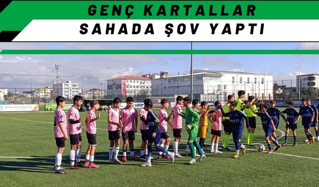 Genç Kartallar Sahada Şov Yaptı