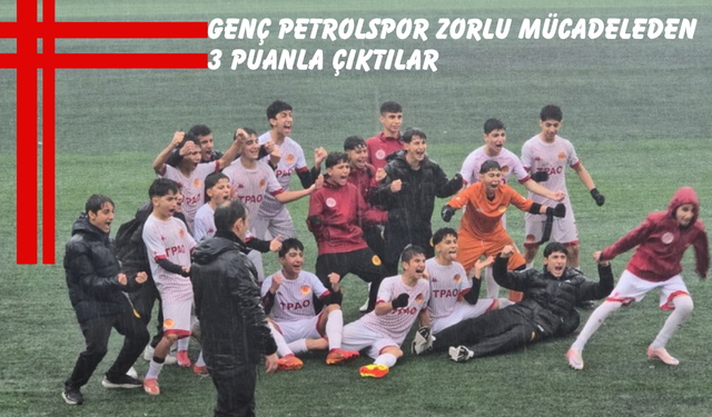 Genç Petrolspor Zorlu Mücadeleden 3 Puanla Çıktılar
