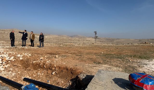 Gercüş’e Yamanlar Köyü’nden İçme Suyu Hattı