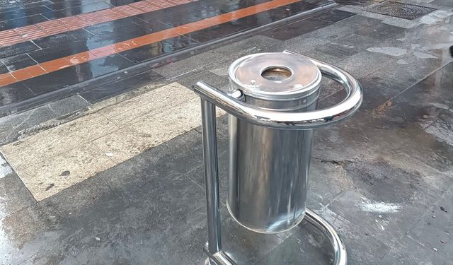 Gülistan Caddesi ve Çarşı Hattına Yeni Çöp Kovaları