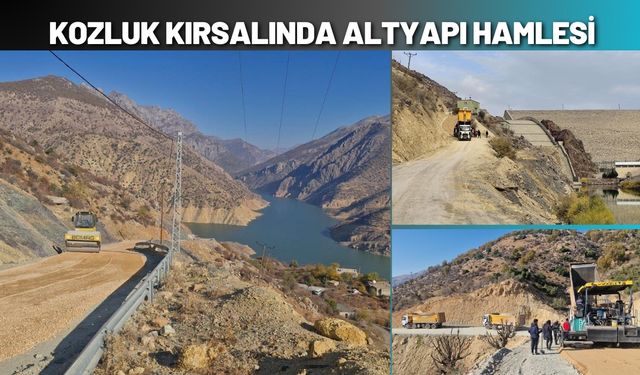 Kozluk Kırsalında Altyapı Hamlesi