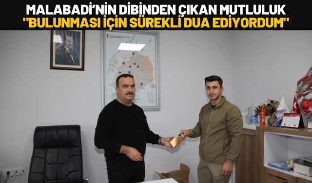 Malabadi’nin Dibinden Çıkan Mutluluk: "Bulunması İçin Sürekli Dua Ediyordum"
