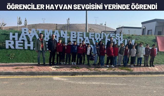 Öğrenciler Hayvan Sevgisini Yerinde Öğrendi