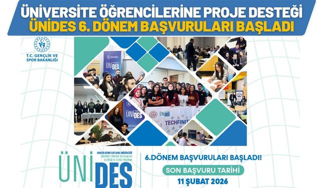 Üniversite Öğrencilerine Proje Desteği: ÜNİDES 6. Dönem Başvuruları Batman’da Başladı