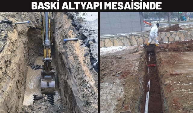 BASKİ Altyapı Mesaisinde