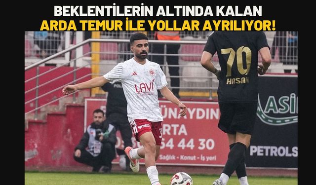 Batman Petrolspor’da Beklentilerin Altında Kalan Arda Temur İle Yollar Ayrılıyor!