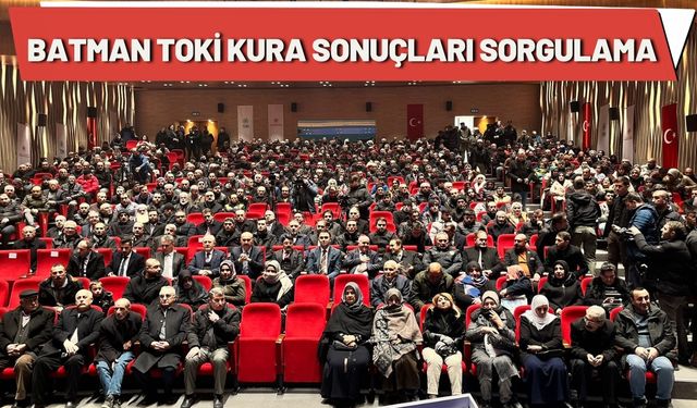 Batman TOKİ Kura Sonuçları Sorgulama