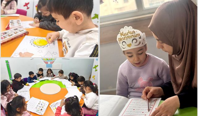 Batman'da 4-6 yaş Kur'an'ı Kerim kurslarına yoğun ilgi