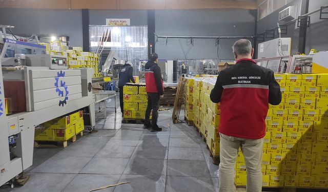 Batman'da gıda denetiminde uygunsuz işletmelere 263 bin TL ceza kesildi