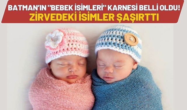 Batman’ın "Bebek İsimleri" Karnesi Belli Oldu! Zirvedeki İsimler Şaşırttı