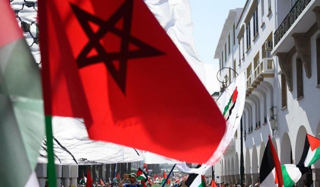 Binlerce Faslı Gazze için meydanlarda: Normalleşmeye açık ret