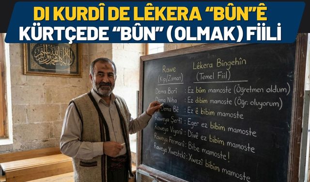 Dı Kurdî de Lêkera “Bûn”ê -  Kürtçede “Bûn” (Olmak) Fiili