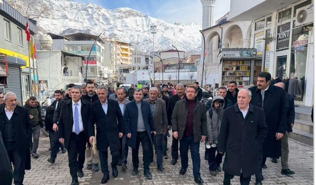 AK Parti Heyeti Kozluk ve Sason’da Saha Çalışması Gerçekleştirdi