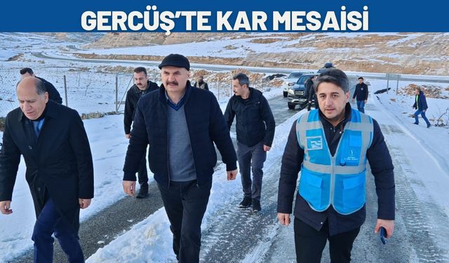 Gercüş’te Kar Mesaisi