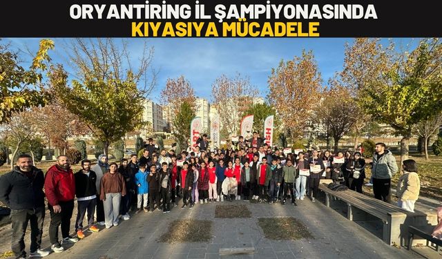 Oryantiring İl Şampiyonasında Kıyasıya Mücadele