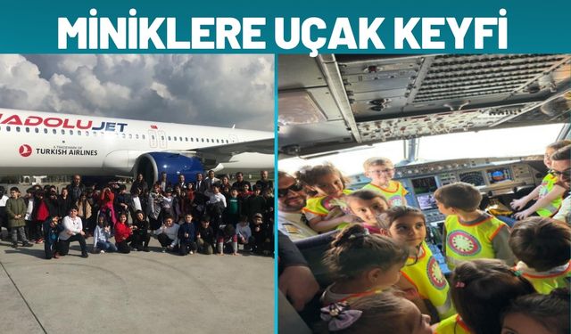 Miniklere Uçak Keyfi