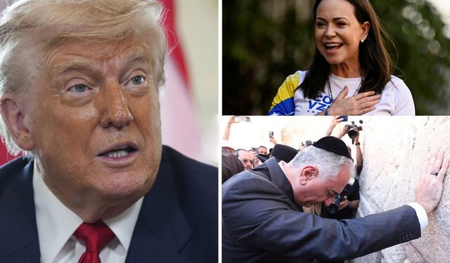 Pehlevi ve Machado’dan ülkelerine ihanet yarışı: Trump'a "bizi seçersen pişman olmazsın" söylemi