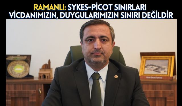 Ramanlı: Sykes-Picot sınırları vicdanımızın, duygularımızın sınırı değildir