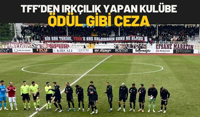 TFF’den Irkçılık Yapan Kulübe Ödül Gibi Ceza