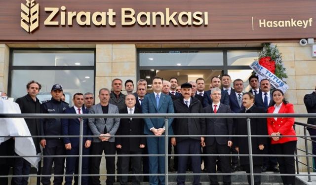 Hasankeyf’e Ziraat Bankası Şubesi Kazandırıldı