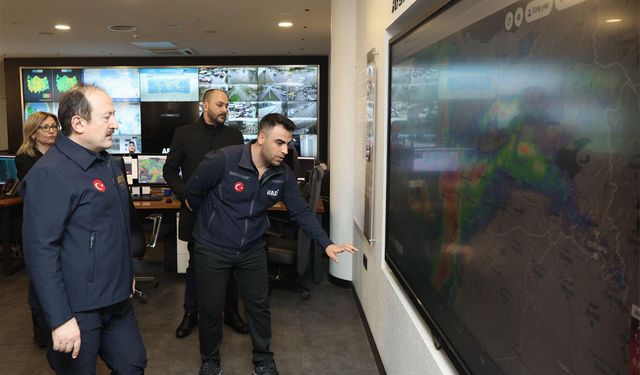 AFAD sarı kodlu uyarı verilen illeri anlık takip ediyor