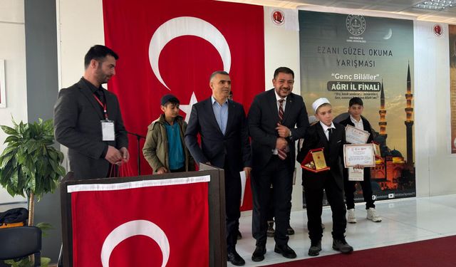 Ağrı'da Ezan Okuma Yarışması finali gerçekleştirildi