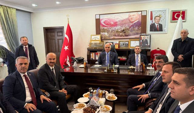 AK Parti Heyetinden Sason Belediyesi’ne Ziyaret