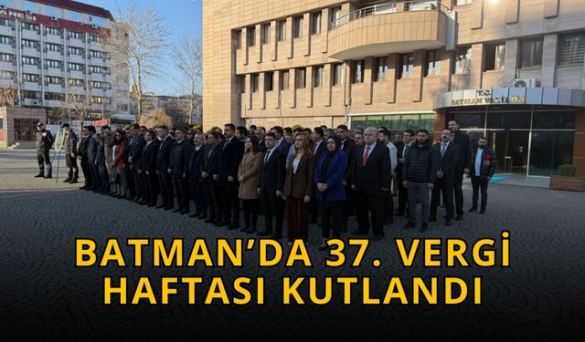 Batman’da 37. Vergi Haftası Kutlandı