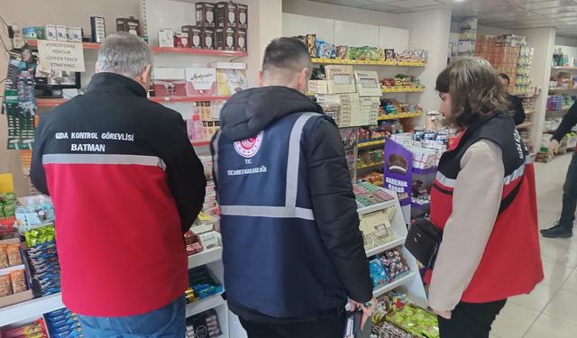 Batman'da Ramazan öncesi marketlere sıkı denetim