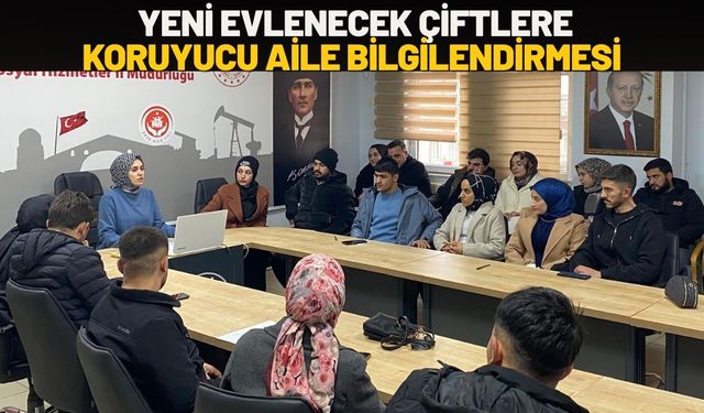 Batman’da Yeni Evlenecek Çiftlere Koruyucu Aile Bilgilendirmesi