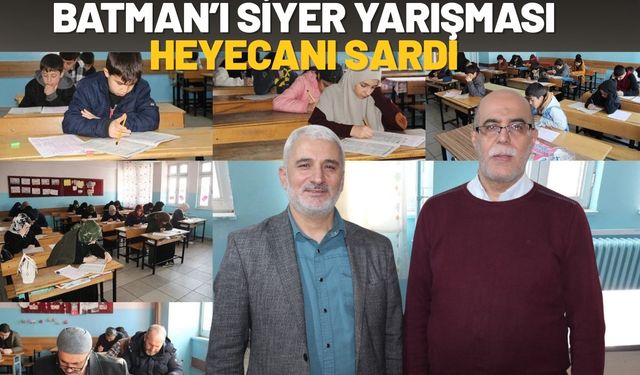 Batman’ı Siyer Yarışması Heyecanı Sardı