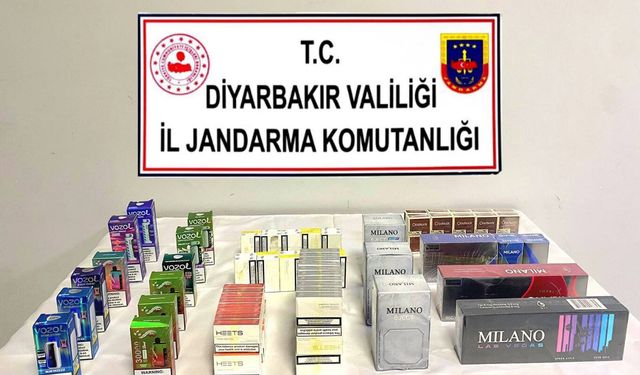 Diyarbakır'da kaçakçılık operasyonları: 57 şüpheliye işlem