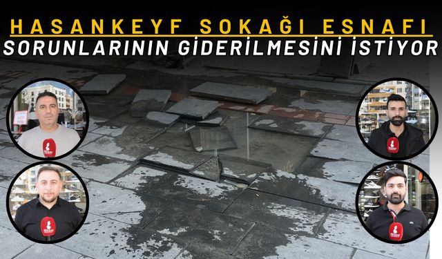Hasankeyf Sokağı Esnafı Sorunlarının Giderilmesini İstiyor