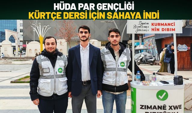 HÜDA PAR Gençliği Kürtçe Dersi İçin Sahaya İndi
