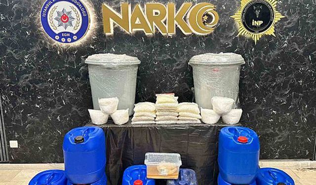 İstanbul'da 240 kilogram uyuşturucu ele geçirildi: 4 gözaltı