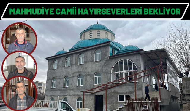 Mahmudiye Camii Hayırseverleri Bekliyor