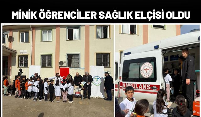 Batman’da Minik Öğrenciler Sağlık Elçisi Oldu