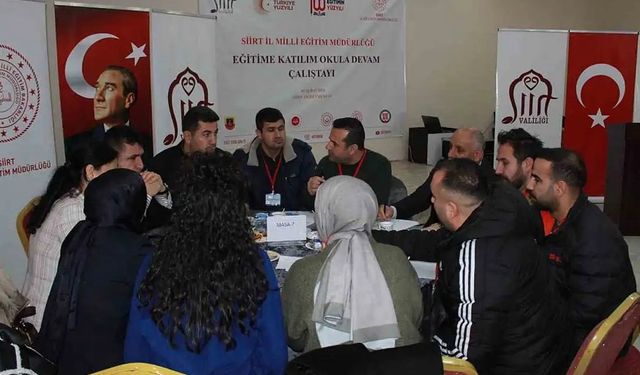 Siirt'te öğrenci devamsızlığına karşı ortak çözüm arayışı