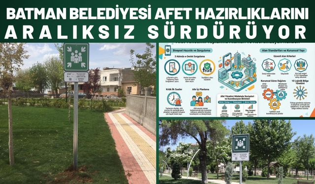 Batman Belediyesi Afet Hazırlıklarını Aralıksız Sürdürüyor